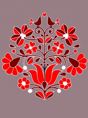 hungarian bird pattern